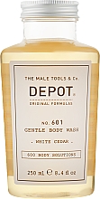Парфумерія, косметика Гель для душу "Білий кедр" - Depot № 601 Gentle Body Wash White Cedar