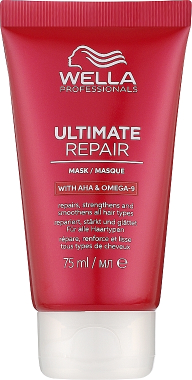 Крем-маска для всіх типів волосся - Wella Professionals Ultimate Repair Mask With AHA & Omega-9 — фото N2