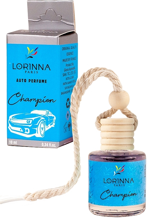 Ароматизатор для автомобіля - Lorinna Paris Champion Auto Perfume — фото N1