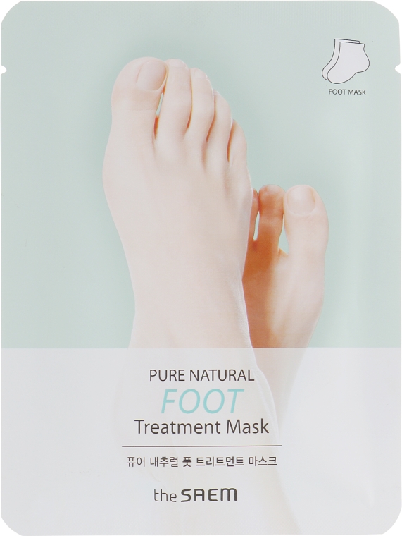 Маска для ног - The Saem Pure Natural Foot Treatment Mask