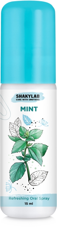 Спрей освежающий для полости рта "Mint" - SHAKYLAB Refreshing Oral Spray