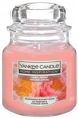 Ароматическая свеча в банке - Yankee Candle Home Inspiration Coral Peony — фото N1