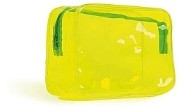 Духи, Парфюмерия, косметика Косметичка прозрачна, зеленая - IDC Institute Neon Transparent Bag