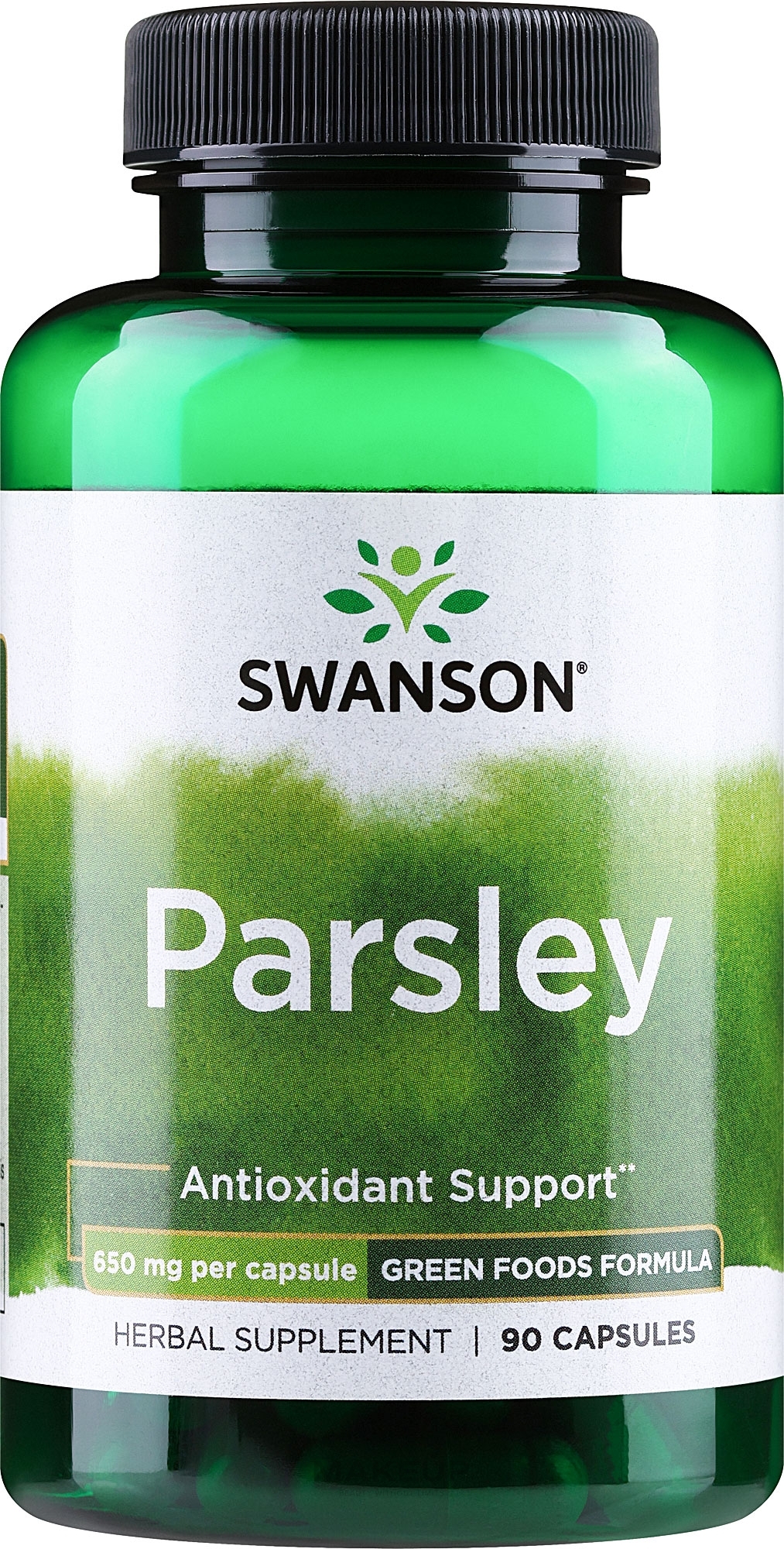 Капсули "Петрушка", 650 мг - Swanson Parsley Capsules — фото 90шт