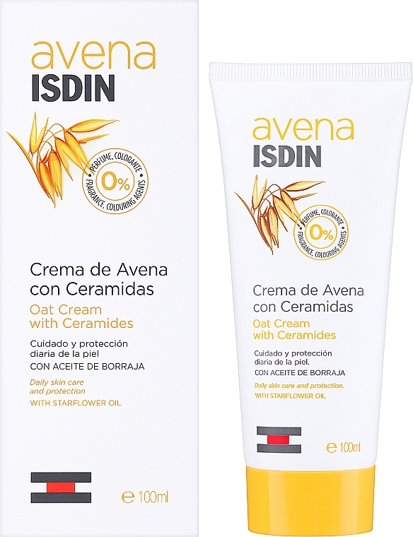 Овсяный крем с керамидами для лица и тела - Isdin Avena Oatmeal Cream With Ceramides — фото N2