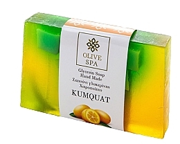 Глицериновое мыло "Kumquat" - Olive Spa Hand Made Glycerin Soap — фото N1