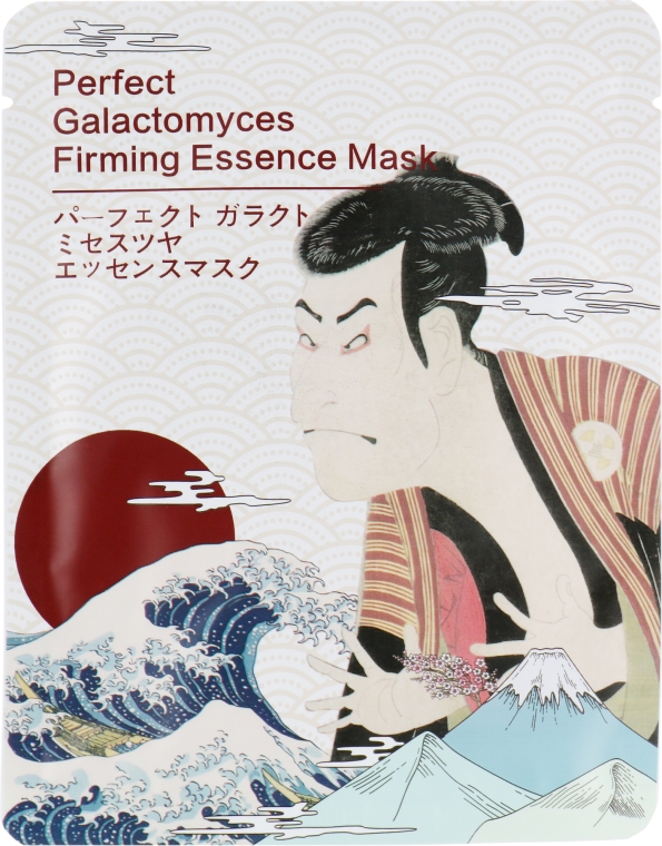 Тканинна маска для обличчя з екстрактом галактомісіса, відбілювальна - Mitomo Brightening Galactomyces Firming Essence Mask — фото N1