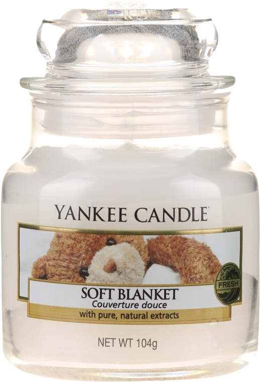 Свеча в стеклянной банке "Мягкое одеяло" - Yankee Candle Jar Soft Blanket Candle — фото N3