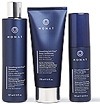 Духи, Парфюмерия, косметика Набор - Monat Smoothing Anti-Frizz System I (shm/237ml + h/cond/178ml + h/spr/134ml)