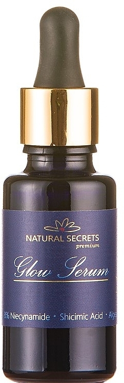 Активна коригувальна сироватка з ніацинамідом та азелогліцином для обличчя - Natural Secrets Glow Serum — фото N1