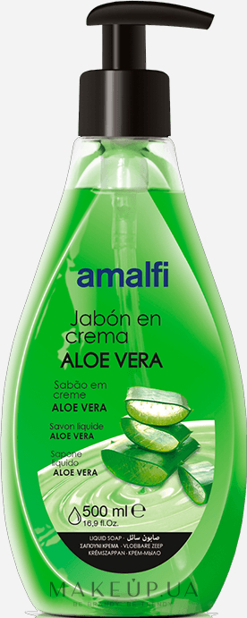 Крем-мило для рук "Алое Віра" - Amalfi Aloe Vera Hand Washing Soap — фото 500ml