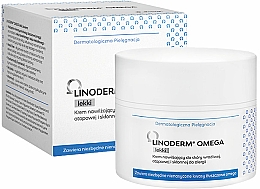 Легкий зволожувальний крем для обличчя - Linoderm Omega Light Cream — фото N1