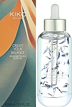Питательное гель-масло для тела - Kiko Milano Create Your Balance Relaxing Touch Body Oil — фото N2