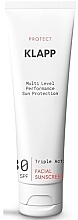 Духи, Парфюмерия, косметика Солнцезащитный крем для лица - Klapp Triple Action Facial Sunscreen SPF 30, 50 ml