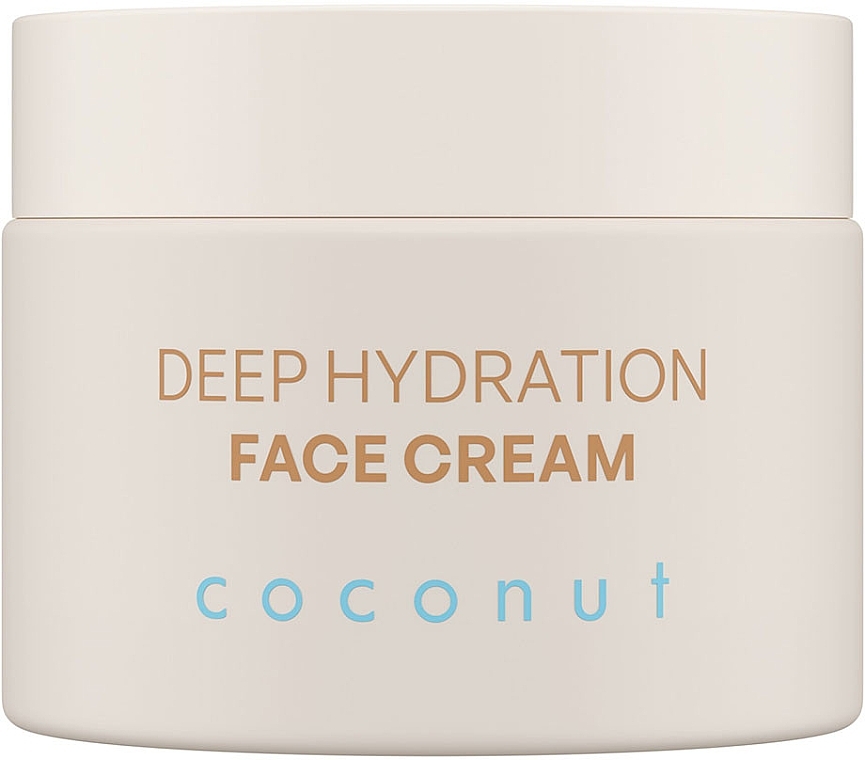 Крем для обличчя з кокосом      - Nacomi Deep Hydration Coconut Moisturizing Facial Cream — фото N1