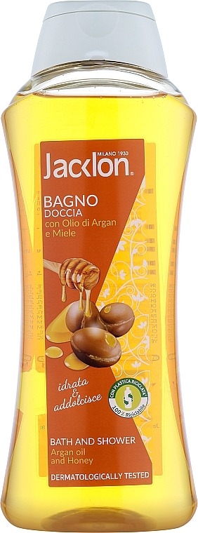 Гель для душу та ванни "Argan Oil & Honey" - Jacklon Bath & Shower — фото N2