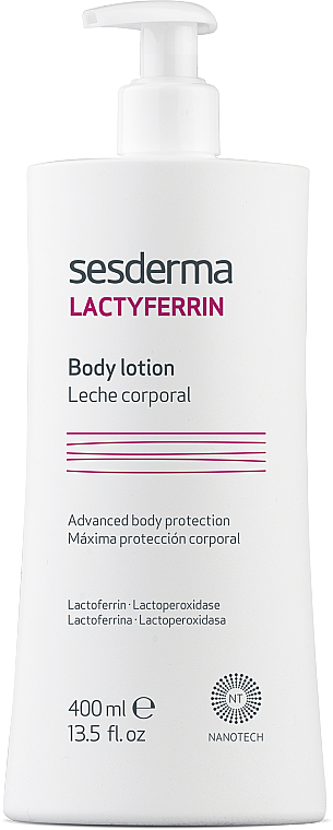 Лосьон для тела - SesDerma Laboratories Lactyferrin Body Lotion Advanced Body Protection — фото N1
