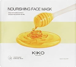 Парфумерія, косметика Гідрогелева маска для обличчя з екстрактом меду - Kiko Milano Nourishing Hydrogel Face Mask
