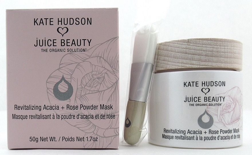 Маска для лица - Juice Beauty Kate Hudson Juice Beauty Revitalizing Acacia & Rose Powder Mask — фото N1