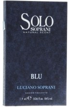 Духи, Парфюмерия, косметика Luciano Soprani Solo Soprani Blu - Туалетная вода (пробник)