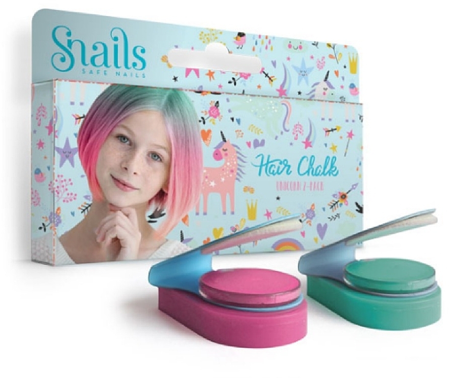 Дитячі крейди для волосся - Snails Hair Chalk Unicorn — фото N1