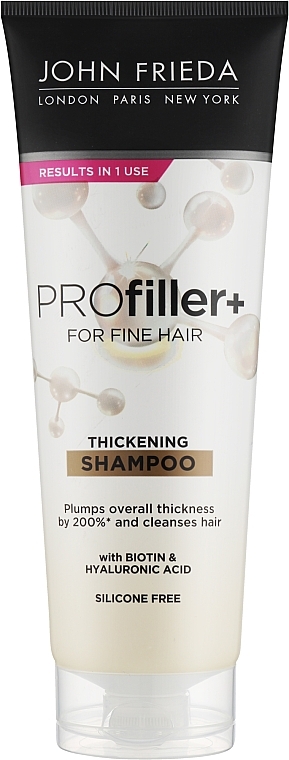 Шампунь для ущільнення волосся - John Frieda PROfiller+ Thickening Shampoo — фото N1
