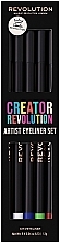 Набор - Makeup Revolution Creator Revolution Artist Kohl Eyeliner Set (eyeliner/5x1.3g) — фото N1