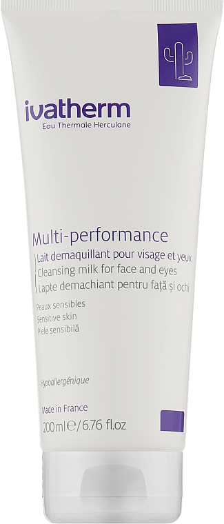 Multiperformance очищувальне молочко - Ivatherm Multi-Performance Cleansing milk Face And Eyes — фото N2
