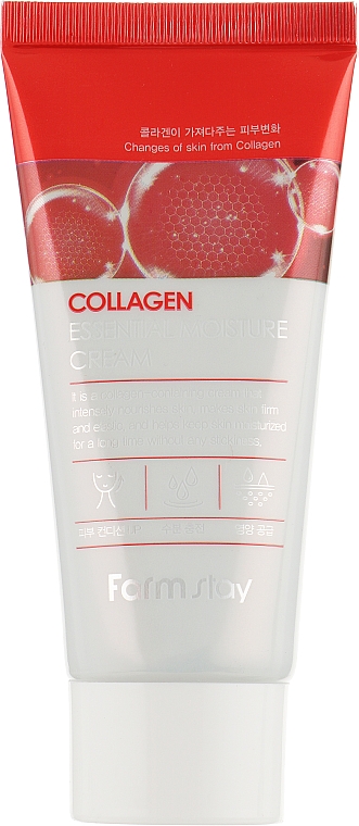Набір - Farmstay Collagen Essential Moisture Skin Care (ton/200ml + emul/200ml + cr/50ml) — фото N4