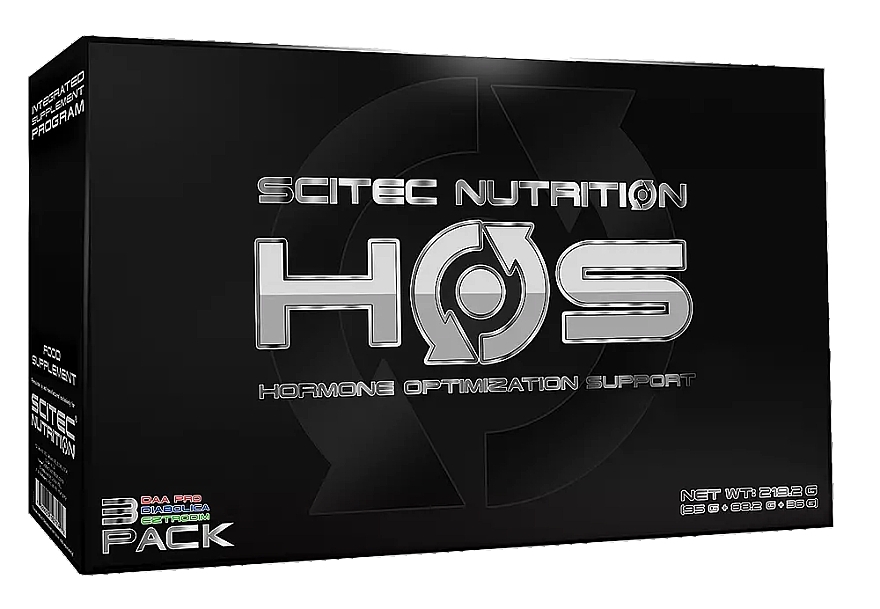 Система для підтримки оптимізації гормонів - Scitec Nutrition HOS Trio-Pack — фото N1