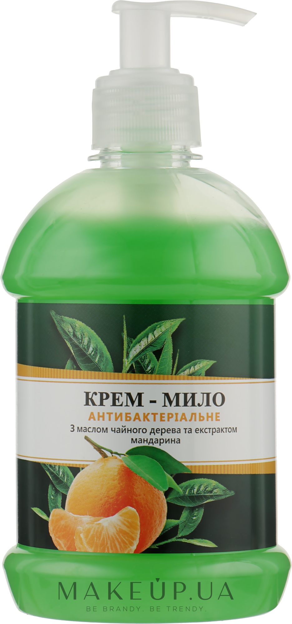 Крем-мило антибактеріальне з олією чайного дерева й екстрактом мандарина - Fito Product — фото 500ml