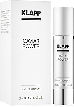 Духи, Парфюмерия, косметика УЦЕНКА Ночной крем "Энергия икры" - KlappCaviar Power Night Cream *