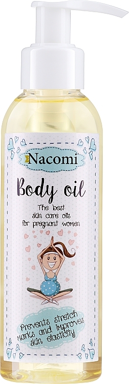 Олія для догляду за шкірою вагітних жінок - Nacomi Pregnant Care Body Oil — фото N1