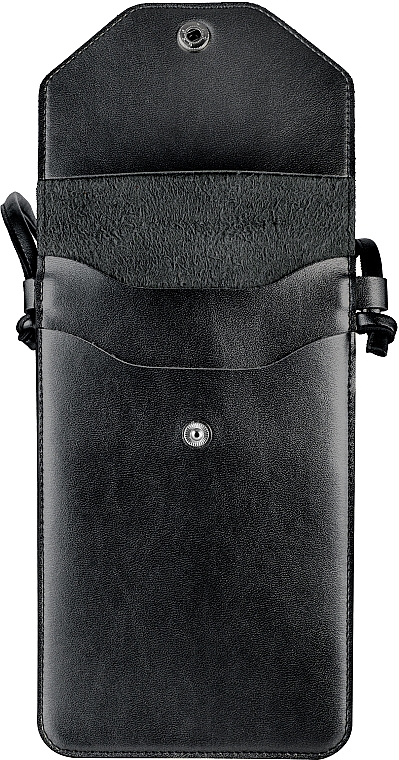 Чохол-сумка для телефону на ремінці, чорний "Cross" - MAKEUP Phone Case Crossbody Black — фото N3