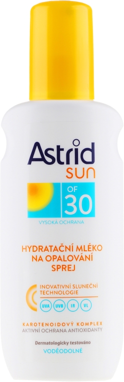 Зволожувальне молочко у спреї - Astrid Sun Moisturizing Milk Spray SPF 30 — фото N1