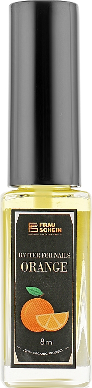 Батер рідкий для нігтів і кутикули "Апельсин" - Frau Schein Batter For Nails Orange — фото N1