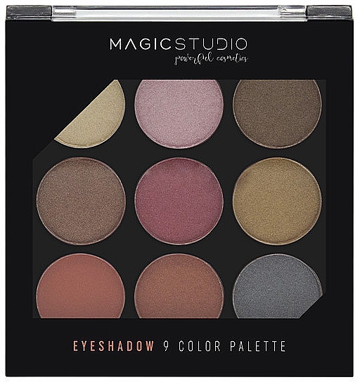 Палетка тіней для повік - Magic Studio 9 Color Palette Eyeshadow Palette — фото N1