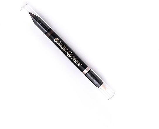 Двосторонній олівець для брів і хайлайтер - Amelia Cosmetics Eyebrow Perfect Duo Pencil & Highlighter — фото N1