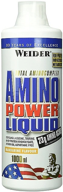 Аминокислоты - Weider Amino Power Liquid Mandarine — фото N1