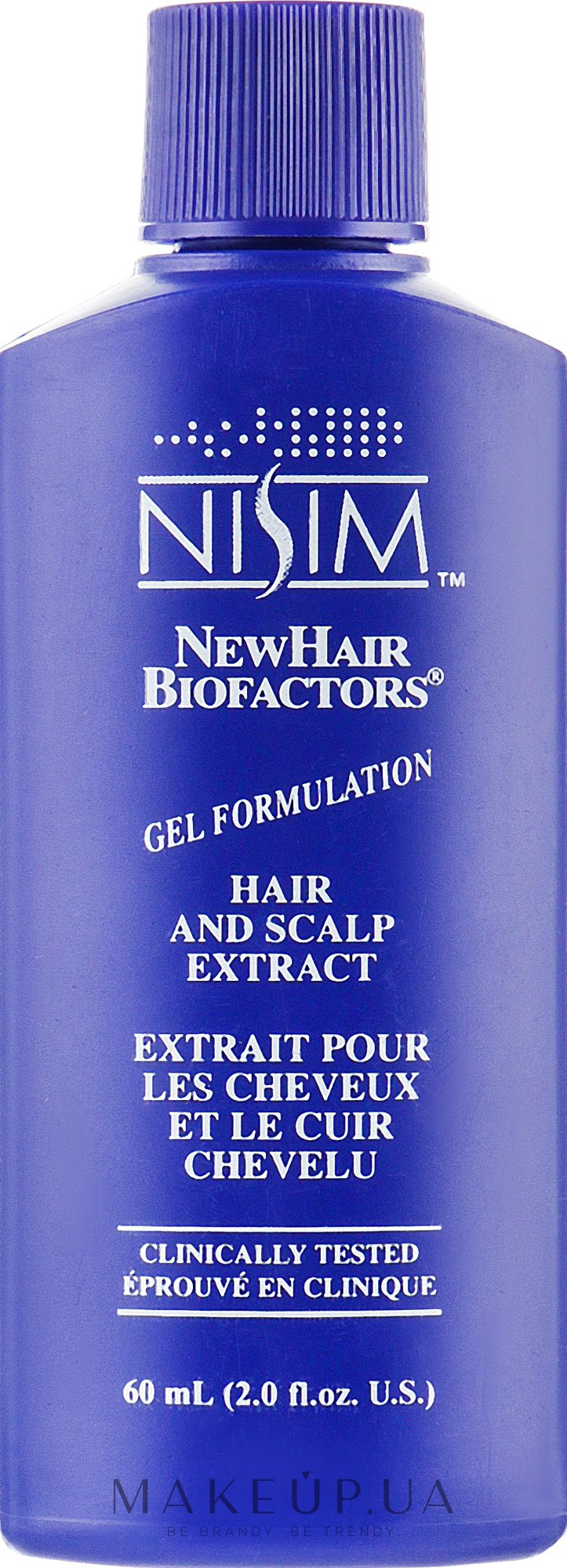 Экстракт-гель для волос и кожи головы - Nisim NewHair Biofactors Hair Scalp Extract AnaGain — фото 60ml