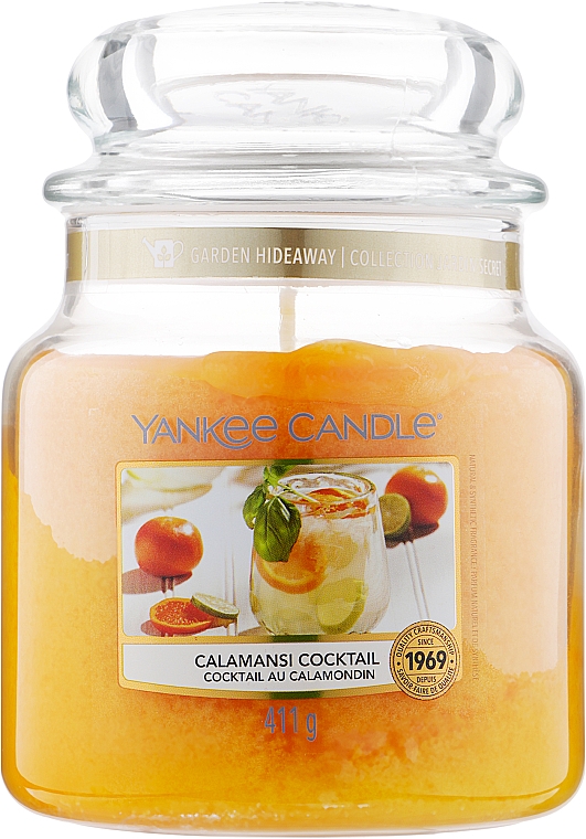Ароматическая свеча в банке - Yankee Candle Calamansi Cocktail — фото N3