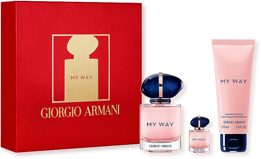 Giorgio Armani My Way - Набор (edp/50ml + edp/7ml + b/lot/75ml)