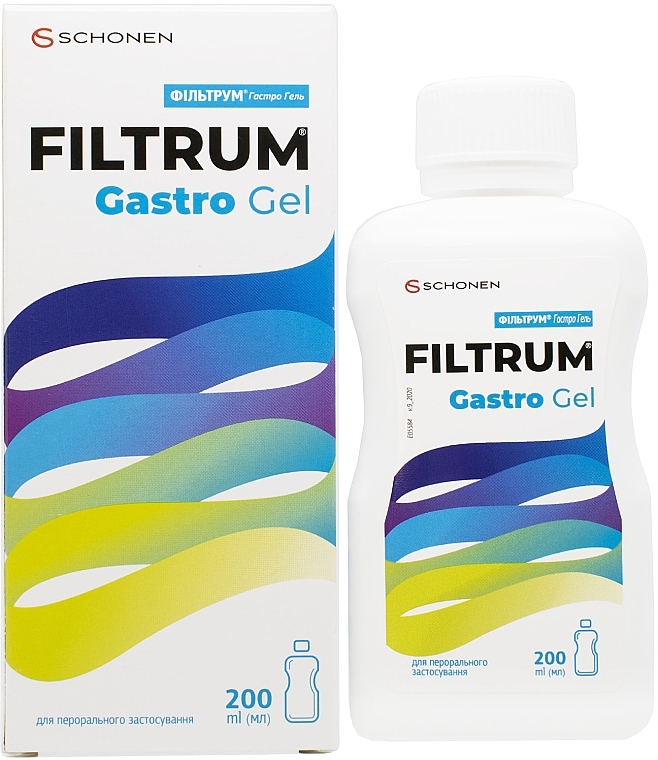 Гастрогель для уменьшения симптомов диареи, изжоги и вздутия живота - Filtrum Gastro Gel — фото N1
