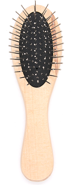 Щітка для волосся масажна, середня, із залізними зубчиками - Cosmo Shop — фото N1