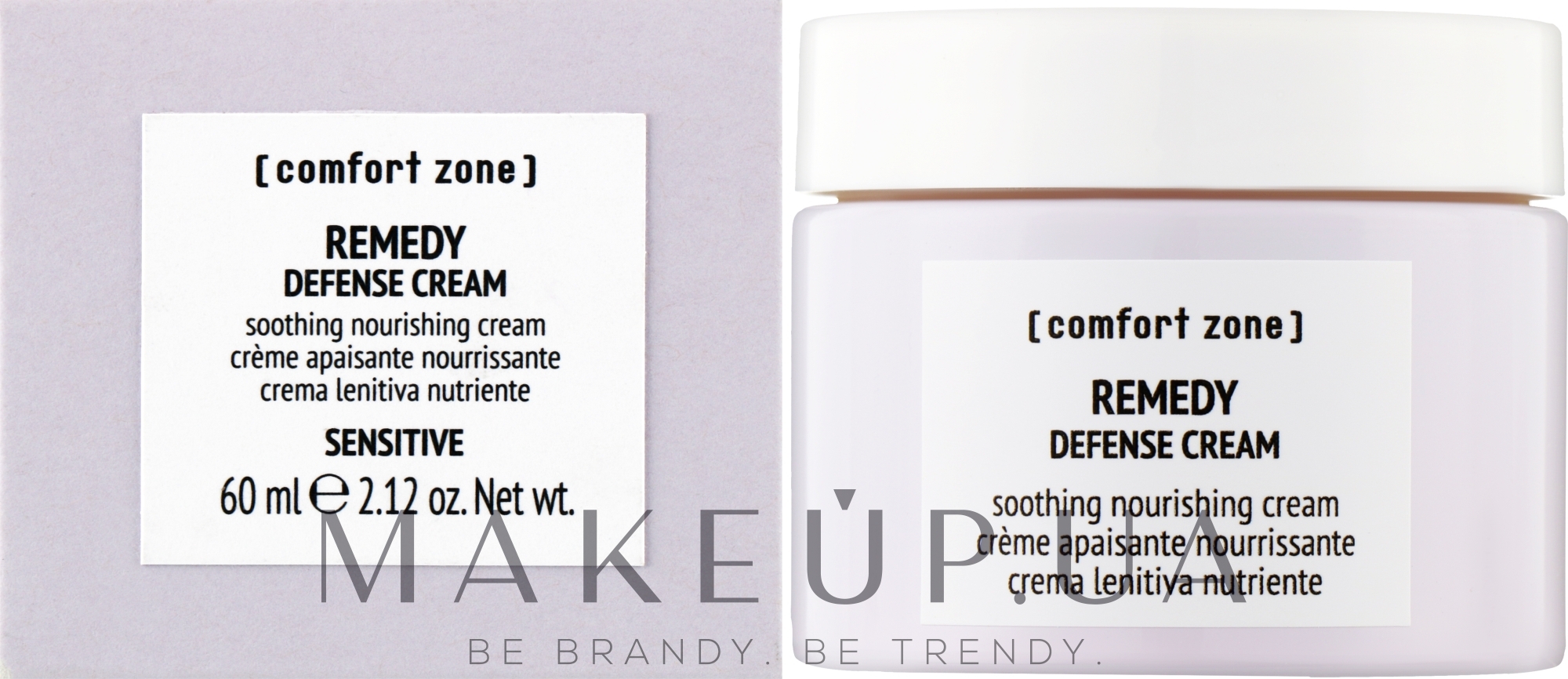 Заспокійливий захисний крем для обличчя - Comfort Zone Remedy Defense Cream — фото 60ml