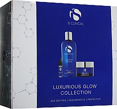 Духи, Парфюмерия, косметика Набор - iS Clinical Luxurious Glow Collection (cleans/gel/180ml + cr/50g + ser/3.75ml)