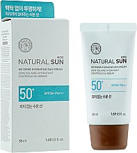 Духи, Парфюмерия, косметика Солнцезащитный крем - The Face Shop Natural Sun Eco Sebum Control Moisture Sun SPF50+/PA++++