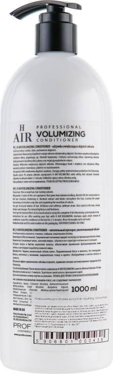 Кондиционер для объема волос - Profis H Air Volumizing — фото N2