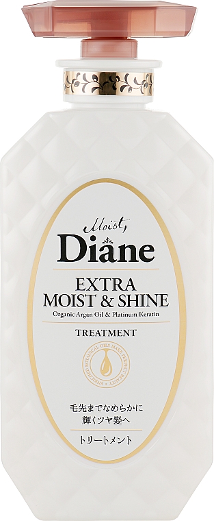 Бальзам-маска кератинова для волосся "Зволоження" - Moist Diane Perfect Beauty Extra Moist & Shine — фото N1