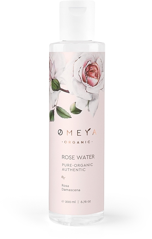Трояндова вода для обличчя - Omeya 100% Organic Rose Water — фото N1